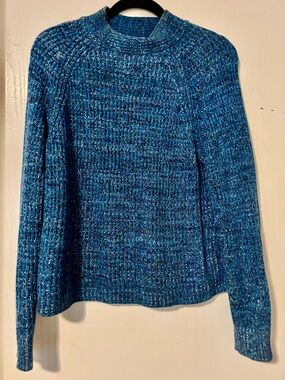 Banana Republic Textured Blue Sweater